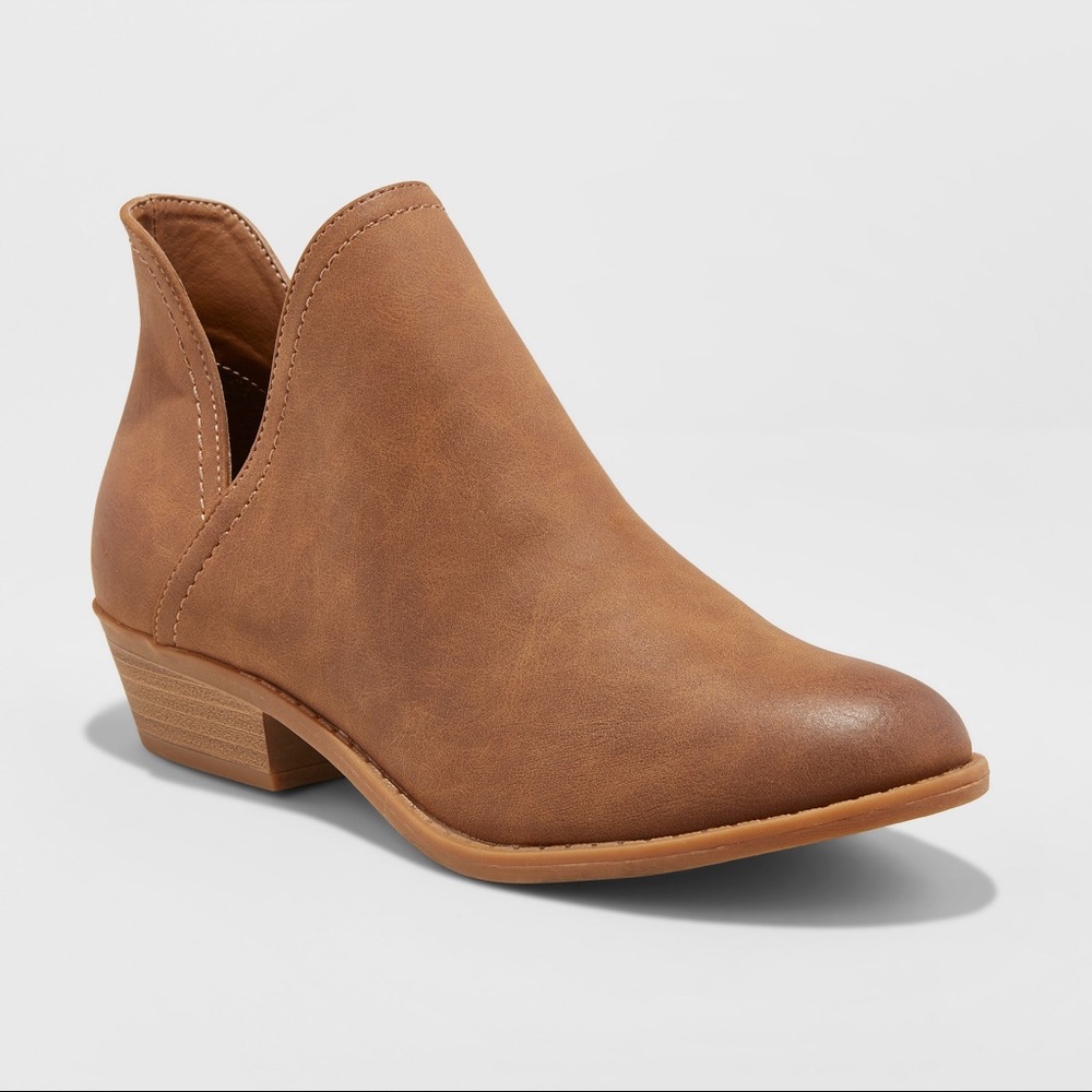 Target “Universal Thread” Faux Leather Booties